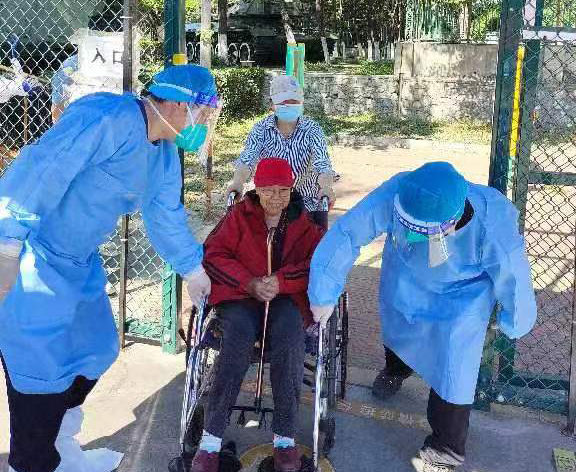 中北公司志愿者在防疫第一线