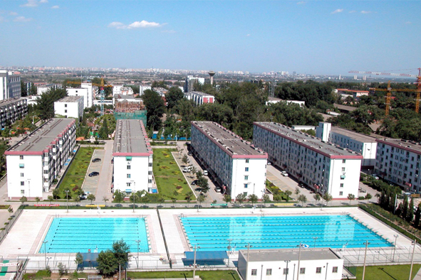 四号院内住宅楼群图